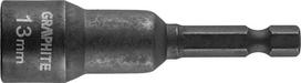 Smūginė lizdinė galvutė 13x65mm, 1/4" šešiakampė