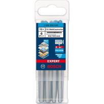 Grąžtų komplektas Bosch CYL-9 MC, universalus, sraigtinis, tiesus, 6 mm x 10 cm