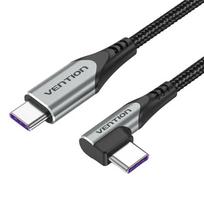 Vention TAKHF USB-C to USB-C 5A angle cable (gray), USCVNTTAKHF