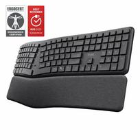 Trust Keyra Ergonomic multidevice wireless keyboard, KEYTRU25459