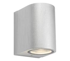 Markslöjd 109109 - ALOR reguliuojamas lauko sieninis LED šviestuvas, 4,9W/230V, IP65, sidabro spalvos