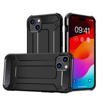 iPhone 15 Plus hibridinis šarvuotas dėklas telefonui - juodas