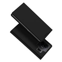 Dux Ducis Skin Pro dėklas Realme GT Neo 5 / Realme GT3 Flip kortelių piniginė stovas juoda