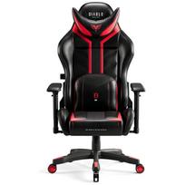 Diablo Chairs Diablo X-Ray Normal Size gaming chair, black and red