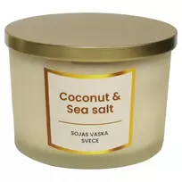 ArtFlow Soy wax candles 400g, Coconut  AND  Sea Salt