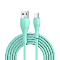 Joyroom Bowling duomenų kabelis S-2030M8 USB-A / micro USB 3A 2m - žalias