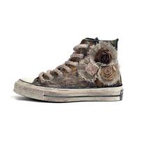 Converse 1970-ųjų Smėlio spalvos Rožiniai Aukšti Drobės Batai Unisex Tamsiai Žalios Pušies Spalvos 168558C(Komanda1999-) 36.5 gray