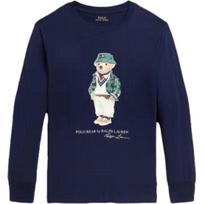 Polo Ralph Lauren Sweatshirt Graphic Print Crew Neck Kids sweatshirts Blue CWPOTSHY8020-701 M