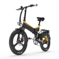LANKELEISI G650 elektrinis sulankstomas dviratis 500W 48V 12,8Ah 25-33km/h maksimalus greitis 20  važiuojant į darbą ir atgal elektrinis dviratis 500W48V12.8AH
