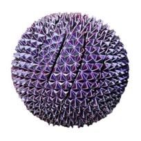 3D spausdintas Fidget kamuoliukas Kietas dygliuotas Fidget rutuliukas Sukamas Sensorinis Streso mažinimo stalo aksesuaras Suaugusiems Vaikams A