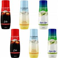 6 SodaStream koncentratų rinkinys 2x (Kola + Citrina-Žaliasis citrinmedis + Limonadas)