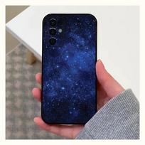 Kosmosas Galaxy Visatai Telefono dėklas Samsung S24,S21,S22,S23,S30,Ultra,S20,Plus,Fe,Lite,Note,10,9,5G Juodas Minkštas dangtelis Samsung S24