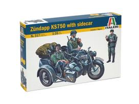 Italeri - Zundapp KS750 with sidecar, 1/35, 0317