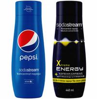 2 SodaStream Pepsi+Energy koncentratų rinkinys