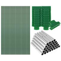 Greenhouse Hoops Frame Tunnel Kit 17 Inches Long Detachable Garden Hoops Rust-Free Fiberglass Support Botan Awning grid