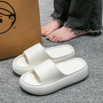 2025 Height-Boost Women's Non-Slip Squishy Summer Slippers: Stylish, Versatile Home & Outdoor Wear 38-39 pilkšvai balta
