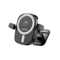 Dudao FW11 automobilinis telefono laikiklis su 15W indukciniu įkrovikliu oro angai / prietaisų skydeliui - juodas