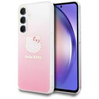 Hello Kitty IML Gradientinis Electrop Kitty Head dėklas telefonui skirtas Samsung Galaxy A55 - rožinis