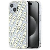 Karl Lagerfeld IML Fullover Logo dėklas telefonui iPhone 15 / 14 / 13 - auksinis