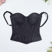 Korsetai, madingi ir elegantiški moteriški drabužiai 34B juoda