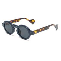 Apvalūs Panteros Trendiniai Moteriški Saulės Akiniai Vyriški Unisex Retro Atspalviai Vintage Apvalus Rėmelis UV400 Apsauga Saulės Akiniai