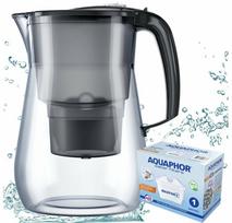 Vandens filtravimo indas Aquaphor Onyx, 4.2 l, skaidri sp./juoda sp.