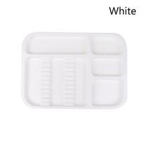 1Pcs Plastic Dental Instrument Tray Separate Tray Autoclavable Plastic Divided Split Trays For Medical Tattoo Dentistry Tools balta