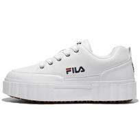 FILA Žemi Batai su Storu Padu Ritinėjimui Unisex Balti Korėjietiška Versija 'Baltas Raudonas Juodas' 1TM01563E_100 240
