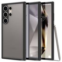 Samsung Galaxy S24 Ultra Spigen Ultra Hybrid Crystal Frost dėklas telefonui juodos spalvos