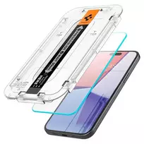Apsauginis stiklas Spigen GLAS.TR „EZ FIT” 2-PACK Apple iPhone 15 PLUS CLEAR