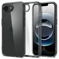 Spigen Ultra Hybrid dėklas skirtas iPhone 16e – pilkos spalvos