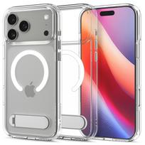 Spigen Ultra Hybrid "S" MagSafe dėklas skirtas Apple iPhone 17 Pro – skaidrus and baltos spalvos