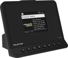 Telestar TOP400 Hi-Fi Adapter for DAB+/FM/Internet Radio, Bluetooth, USB, Optical Out, Black