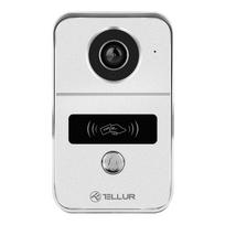 Tellur Smart WiFi Video DoorBell , 1080P, Unlock function, Indoor chime, Grey