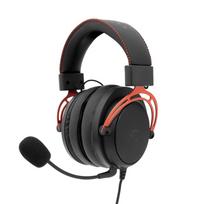 White Shark žaidimų ausinės GORILLA,  su mikrofonu,PC, PS4/PS5, MAC, juodos spalvos/Red (GH-2341)