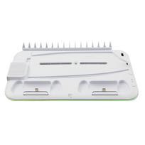 White Shark KIMURA-2 Cooling Pad/Stand + 2x Charging Station for PS5, PS5 Slim, White/Gray