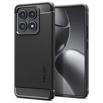 Spigen Rugged Armor dėklas skirtas Xiaomi 14T – Matte juodos spalvos
