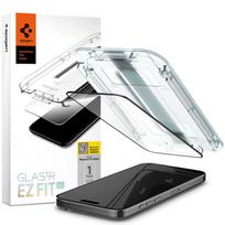 Spigen GLAS.TR EZ FIT FC – Apsauginis stiklas skirtas iPhone 15 Pro (Black Frame)