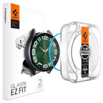 Spigen GLAS.TR EZ FIT 2-Pack – Tempered glass for Samsung Galaxy Watch 6 Classic 47 mm (2 pcs)