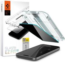 Spigen GLAS.TR EZ FIT Privacy – Apsauginis stiklas with privacy filter skirtas iPhone 15 Pro