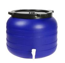 100L apvalus plastikinis statinė su čiaupu - Su-B-100L+Kr