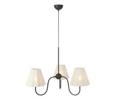 Markslöjd 109172 - Pakabinamas šviestuvas ant laido VEYA 3xE14/40W/230V lininis/juodas