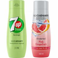 SodaStream 7UpFREE+Grapefruit 2-pack concentrates