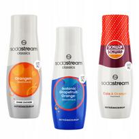 Set of 3 concentrates Sodastream Orange Zero + Isotonic + Schwip Schwap