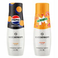 Set of 2 concentrates, syrups for water. Sodastream Pepsi MAX Mango + Mirinda