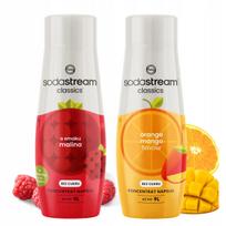 SodaStream Syrups for the Soda Maker Raspberry Zero + Orange Mango Sugar-Free