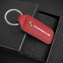 Odinė vyriška raktų pakabukė moteriška prabangi automobilio raktų pakabuko pakabukas dovana Porsche Cayenne Panamera Macan 911 Taycan Boxster Cayman 918Pajun