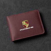 Naujo automobilio vairuotojo pažymėjimo dėklas, vairavimo dokumentų ir kreditinės kortelės laikiklis, skirtas Porsche 911 918 928 944 968 Boxster Cayenne Macan Panamera