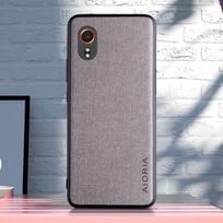 Luxury Textile Leather Case for Samsung Galaxy Xcover 7 5 Soft TPU Hard Phone Cover Precise camera hole position Solid color Xcover 7