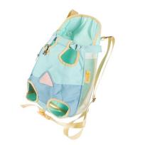 Hands Free Pet Chest Bag Adjustable Straps Comfortable Cat Carrier Bag Large Capacity Breathable Cat Outgoing Bag for Dogs Cats M mėlyna